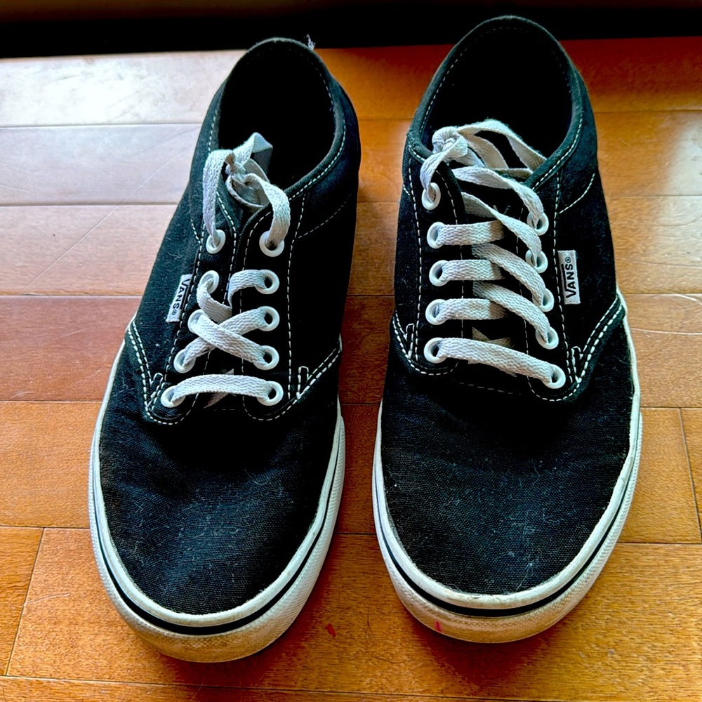 black vans women’s size 8 good condition.
